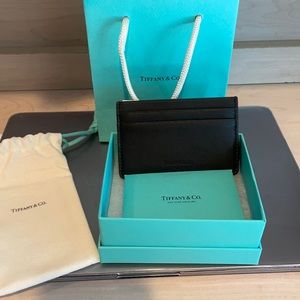 New Tiffany & Co. Card Holder in Black